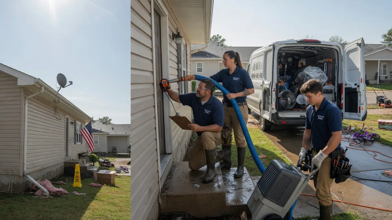 Ceiling Water Damage Restoration in Chesterville, OH near me